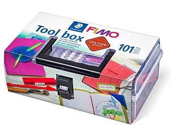 Set Tool Box Letaher Effect Fimo