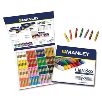 192 kredek woskowych w kartonowych etui ClassBox Manley