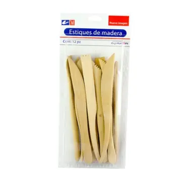 Set 12 palillos de madera Rodin