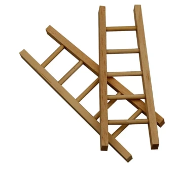 Set 6 Escaleras de Madera Creativ Company