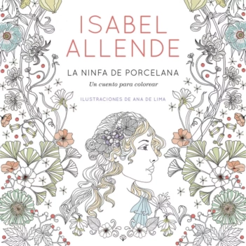 Libro para colorear La Ninfa de porcelana