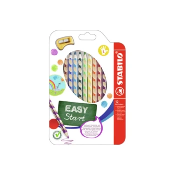 Set 12 Easy Start Pencils STABILO EasyColors Left-handed