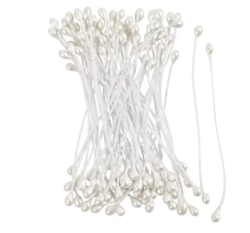 Creativ Company Stamens of Flowers Color White 