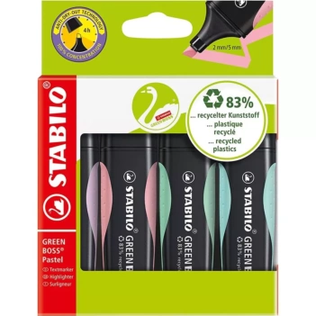 STABILO GREEN BOSS STABILO GREEN BOSS Set 4 surligneurs pastel 02