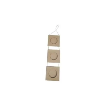 Décopatch Paper mache triple circles hanging frame Paper Pad