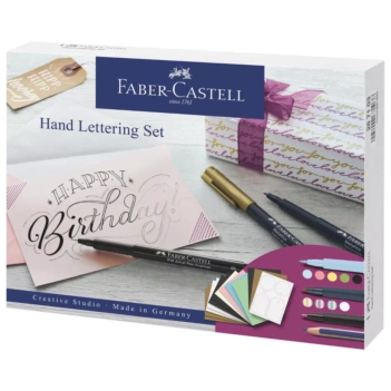 Set 12 Piezas Hand Lettering Faber Castell
