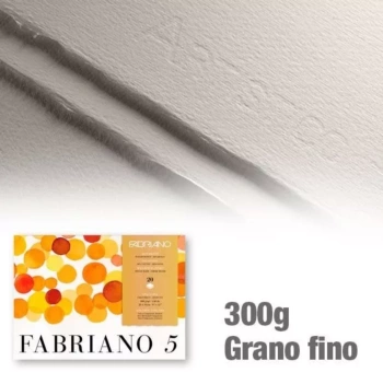 Papel Fabriano Disegno-5 Acuarela Grano Fino 100x70cm 300g/m²
