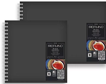 Bloc Black Drawing Fabriano