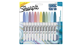 Set 12 Rotuladores Permanentes Punta Fina Mystic Gems Sharpie
