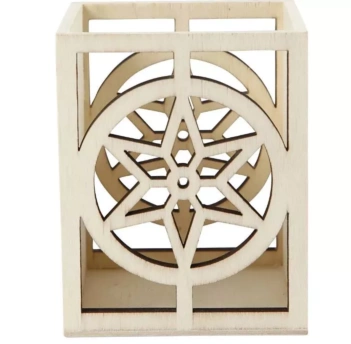 Creativ Company Wooden lantern Star 