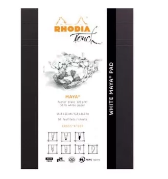 Bloc Maya Pad Blanco Cross N Dot Rhodia A5