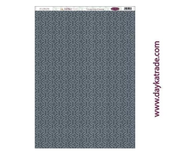 Dayka Trade Fabric DTXM-2034 Dark Geometric Background Pattern Blessings 33x70cm