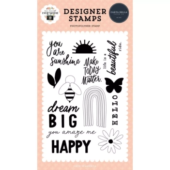 SUPER DEAL **30%** Carta Bella Here, There and Everywhere Clear Stamps Beautiful Ride 