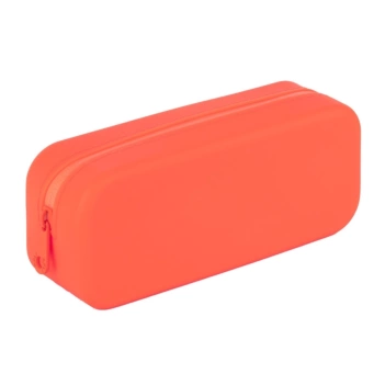 Estuche de silicona rectangular naranja Neon Apli