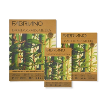 Fabriano Mixed Media geklebtes Block Bamboo 280g/m²