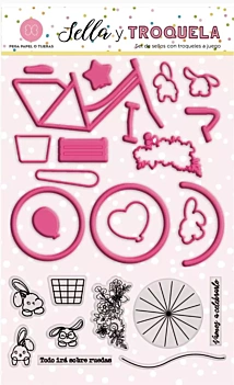 SUPER DEAL **30%** Elena Roche Click Bicycle Stamps and Dies