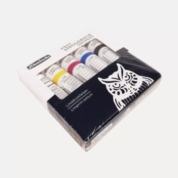 Set 5 tintas para linograbado Aqua Linoprint Schmincke 20ml