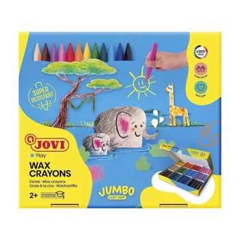 Estuche 300 Ceras Crayons Jumbo Easy Grip Jovi