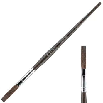 Pincel sintético plano carrado El Deletrista 6527 Escoda