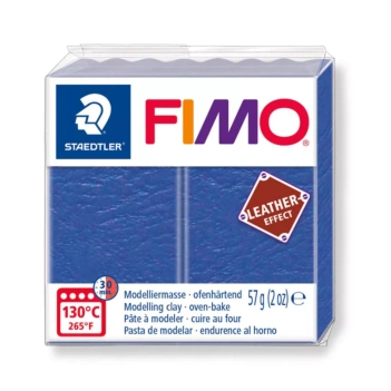 Fimo Niebieski Indygo Efekt Skóry 57g