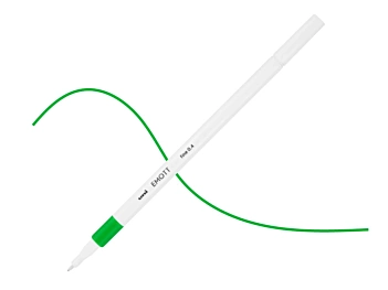 Pennarello Calibrato Emott 0.4 Verde Uni-Ball