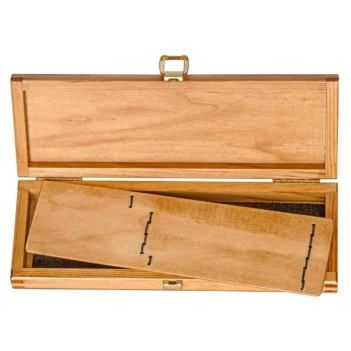 Caja de madera vacía pinceles cortos Escoda
