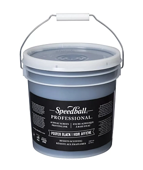 Profesjonalny tusz akrylowy do sitodruku Poster Black Speedball 3,8kg