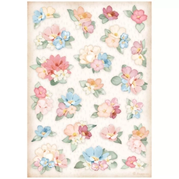 SUPER DEAL **40%** Stamperia Oh là là! Rice Paper Flowers 21x29cm