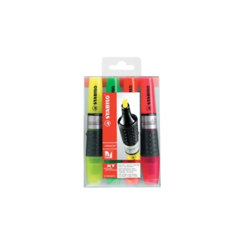 Lot de 4 surligneurs fluorescents Stabilo Luminator