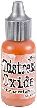 Reink Tinta Distress Oxide Ripe Persimmon Tim Holtz Ranger 14ml