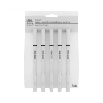 Set 5 rotuladores Black Fineliner Winsor and Newton