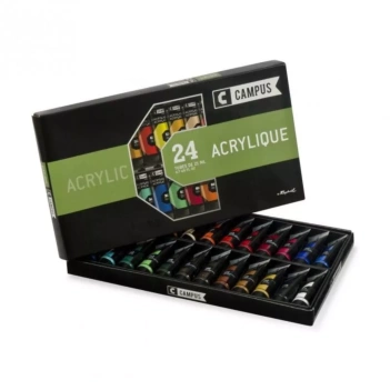 Raphaël Campus Set van 24 Tubes Acrylverf 21ml