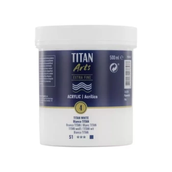 Acrílico Extrafino Blanco Titan nº4 S1 Titan 500ml