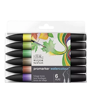 Set 12 Rotuladores Watercolour Landscape Tones Winsor & Newton