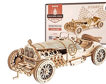 Maqueta carro Grand Prix de madeira Classical 3D Robotime
