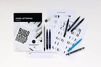 Kit de Caligrafía Class Hand Lettering Luxury Gift Box Manuscript