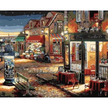 Kit Pintar Por Números Rue Du Lepic Paris Alex Bog 40x50cm