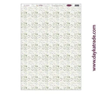Tela DTXM-2021 Patrón Motivos Vegetales Dayka 33x70cm