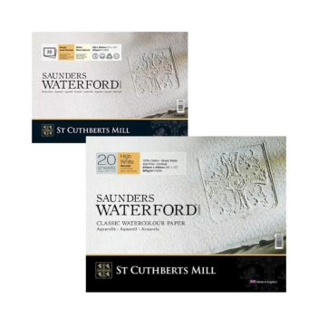Bloc Saunders Waterford 300g/m² Encolado a 4 Lados St Cuthberts Mill
