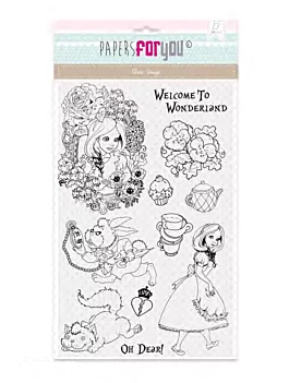 SUPER DEAL **50%** PapersForYouClear Stamps #01 Magic Wonderland 