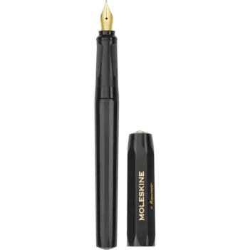 Pluma estilográfica fuente negro Kaweco Moleskine M