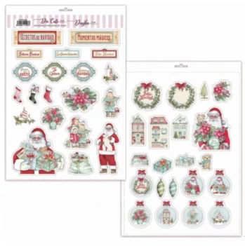Die-Cuts Recortables Secretos de Navidad Dayka