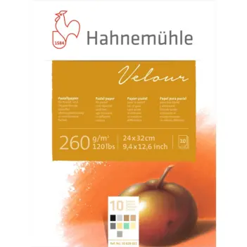 Bloc pastel colores Velour Hahnemühle 260gr/m2