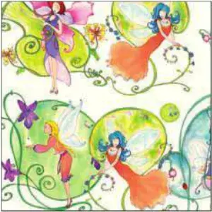 Papel Hada de las flores Tassotti