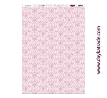 Dayka Trade Fabric DTXM-2026 Pattern Background Watermarks Blessings 33x70cm