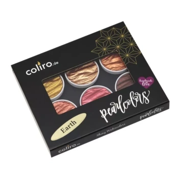Set de 6 Pigmentos Coliro Finetec Earth Pearl Colors