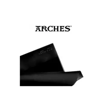 Papier à dessin noir à grain fin Velin Arches, 56 x 76 cm, 250 g/m²