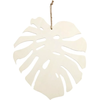 Hoja de Monstera de madera pequeña