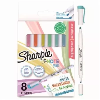 Sharpie Assorted 8 S Note Duo Markers