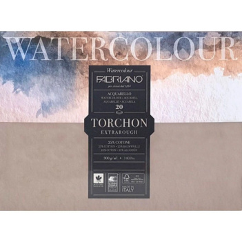 Bloc Acuarela Torchon Fabriano 18x24cm 300g/m²